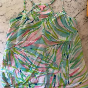 Lilly Pulitzer Dusk racer back tank top